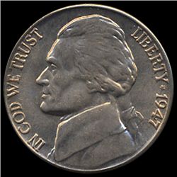 1947D Jefferson 5c MS65+ w/ Full Steps (COI-7845)