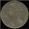 1876H British Victoria Penny XF+ (COI-7223)