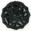 Chinese Handcarved Vintage Black Jade Stallion (ANT-1877)