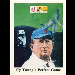 1979 UP Comm Cover Cy Young 75 yrs Perfect Game (STM-1733)