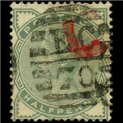 1870 Britain 1/2p Victoria Stamp (STM-0734)