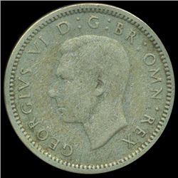 1943 Britian 3p Silver VF Scarce (COI-8814)