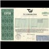 1980s TVI Corp Stock Certificate Scarce (COI-3409)