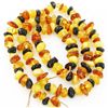 40twc Natural Amber Small Bead Strand 16" (JEW-2999)