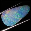 3.9ct Australian Black Opal Doublet Full Fire (GEM-36460)