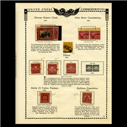 1929 US Stamp Album Page 11pcs (STM-1821)