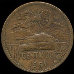 1951 Mexico 20c XF (COI-10050)
