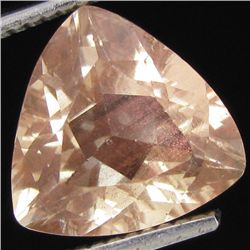 3.25ct Clear Champagne Oregon Sunstone Trillion (GEM-31067)