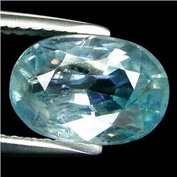 4.58ct Oval Cut Light Bluegreen Paraiba Zircon (GEM-33494)