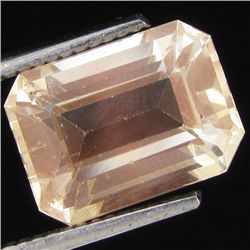 3.50ct Clear Champagne Oregon Sunstone Octagon (GEM-31024)