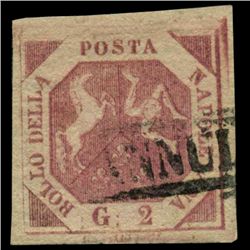 1858 Naples 2g Stamp (STM-0956)