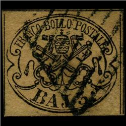 1852 Papal States 3b Stamp (STM-1005)