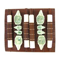 Bamboo Placemat Chopstick Shshi Set (DEC-485)