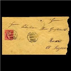 1880 Switzerland 10c Stamp Cover SCARCE (STM-1986)