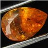 1.3ct Mandarin Fire Orange Clinohumite Pear (GEM-43982)