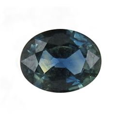 0.61Ct Natural Greenish Blue Sapphire Oval (GEM-25823C)