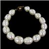 Saltwater Baroque White Pearl Bracelet (JEW-250A)