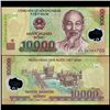 2003 Vietnam 10000 Dong Crisp Unc Note (COI-3893)