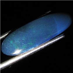 3.41ct Australian Black Opal Doublet Full Fire (GEM-35973)