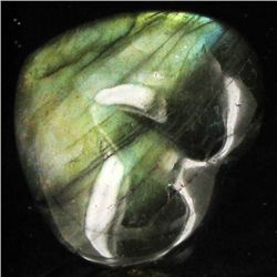 61.03ct Gem Grade Labradorite Peacock Colors Heart (GEM-39157)