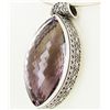 460twc Purple Pink Amethyst Sterling Pendant (JEW-3339)