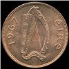 Image 1 : 1967 Ireland 1/2p MS64+ (COI-10170)