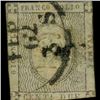 Image 1 : 1861 RARE Italy Sardina 2c News Stamp (STM-1168)