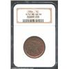 Image 1 : 1854 1C MS66 Brown NGC. N-12, R.2. Impecca...
