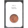 Image 1 : 1854 1C MS66 Red and Brown NGC. Okay look,...