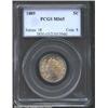 Image 1 : 1889 5C MS65 PCGS.  Lavender and gold pati...