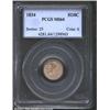 Image 1 : 1834 H10C MS64 PCGS.  V-4, LM-4, R.1. This...