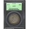 Image 1 : 1817 50C AU50 PCGS.  O-103a, R.3. Lavender...