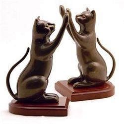 Cat Bookends