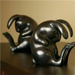 Rabbit Bookends