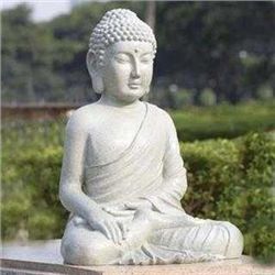 Serene Garden Buddha
