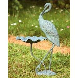 Crane Bird Bath