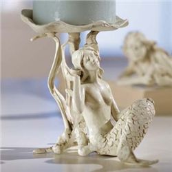 Mermaid Pillar Candle Holder