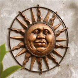 Jolly Sun Face Wall Plaque