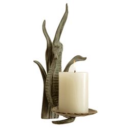 Seahorse Wall Sconce Candle Holder