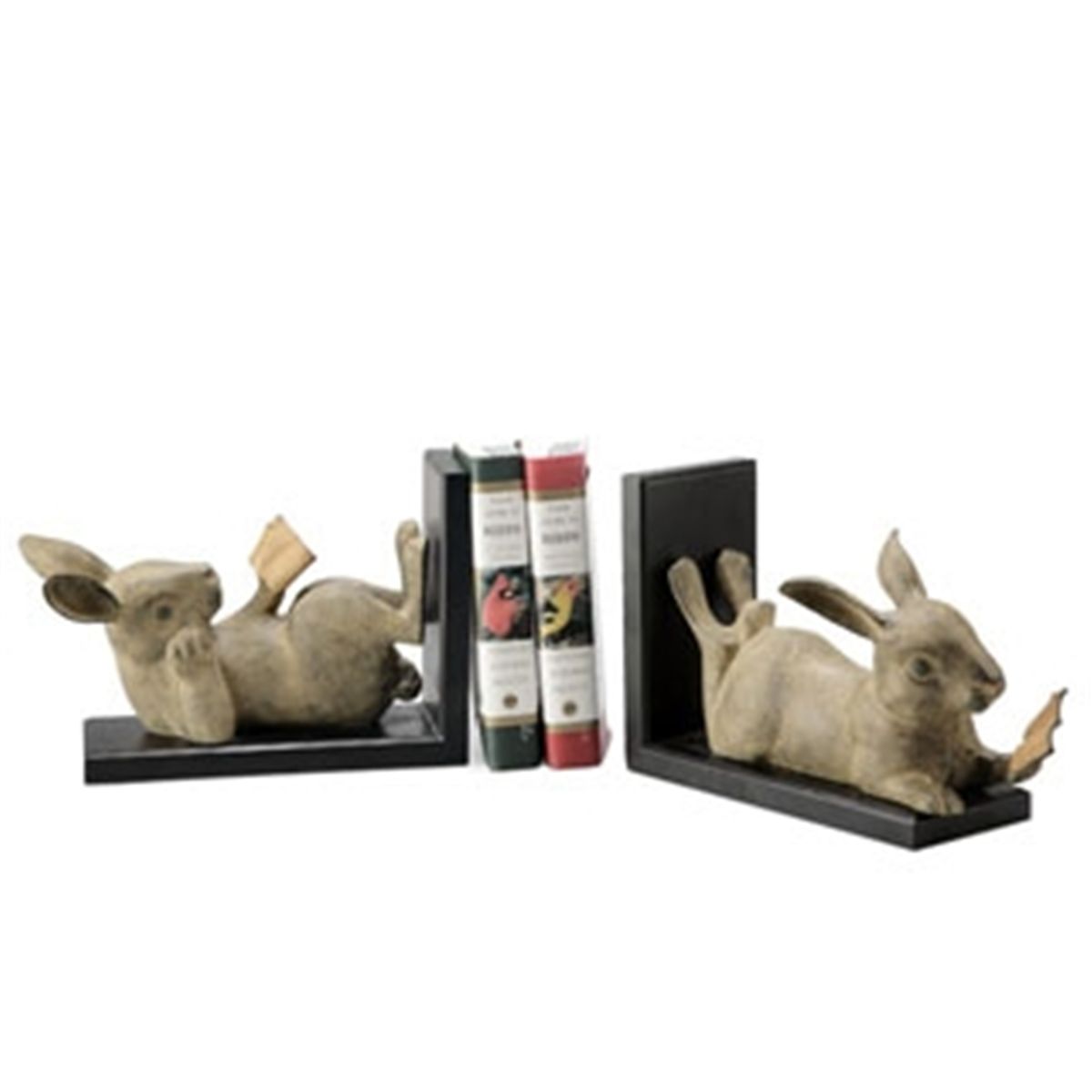 Reading Rabbit Bookends