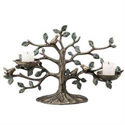 Bird In Tree Candleholder