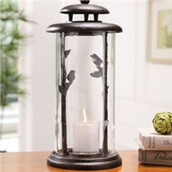 Love Bird Hurricane Lantern