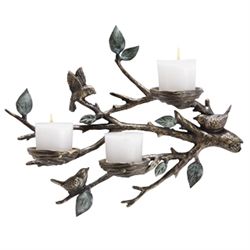 Bird & Branch Wall Mount Candle Holder