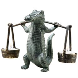 Gator Tealight Candle Holder