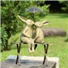 Image 1 : Bunny Lovers On Bench