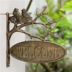 Lovebirds Welcome Sign