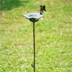 Fairy & Flower Petal Bird Feeder W/Stake