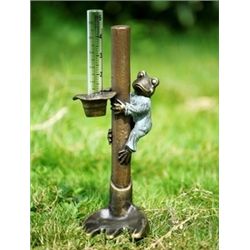 Frog Gardener Rain Gauge