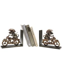 Mototcycle Mouse Bookends