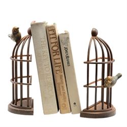 Birdcage Bookends